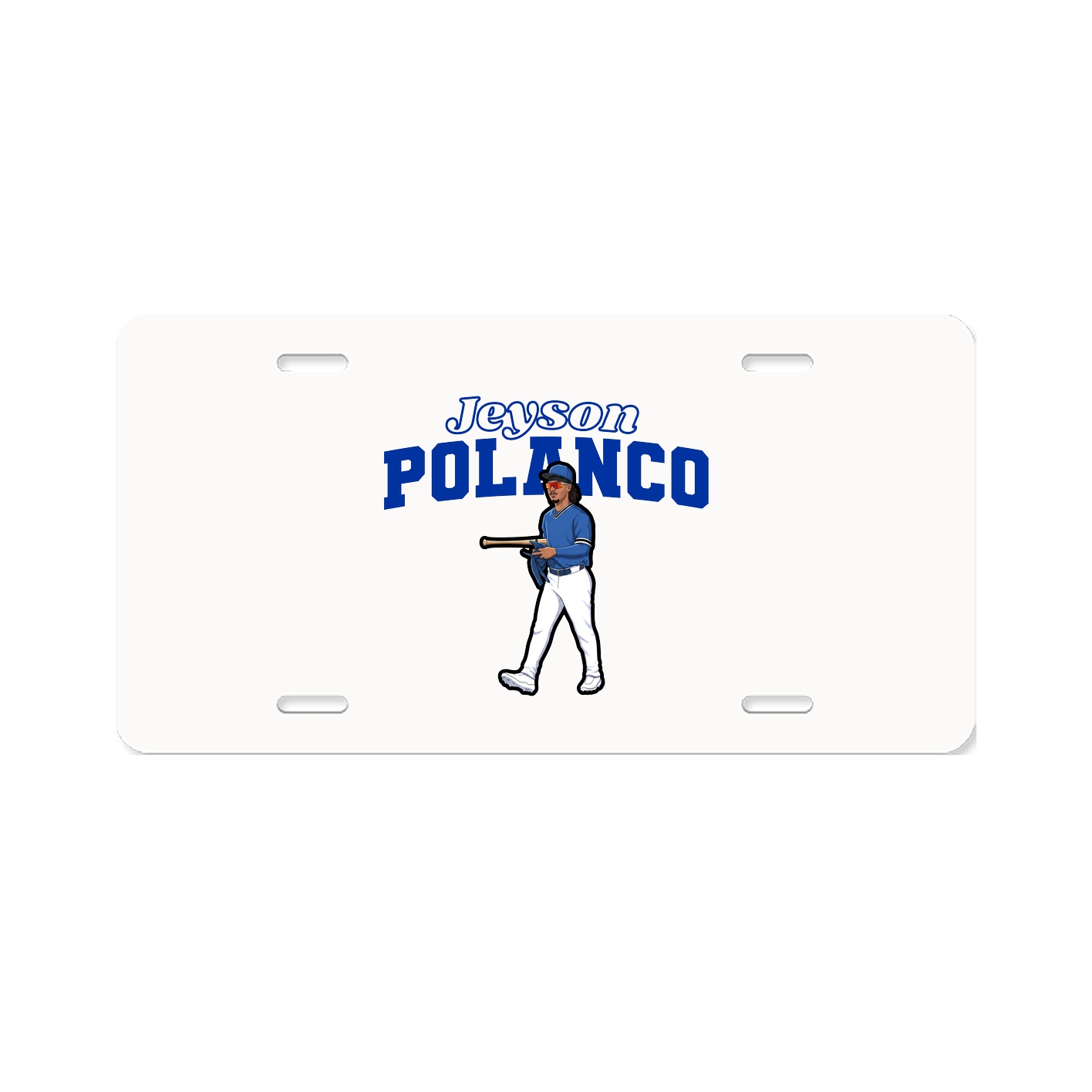 License Plate — Name Arch in Classic