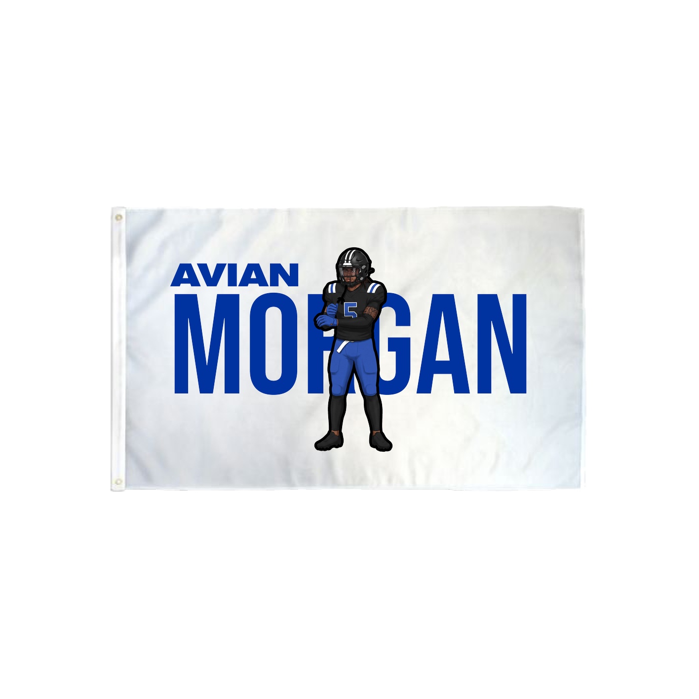 3x5 Flag — Player Name in Classic