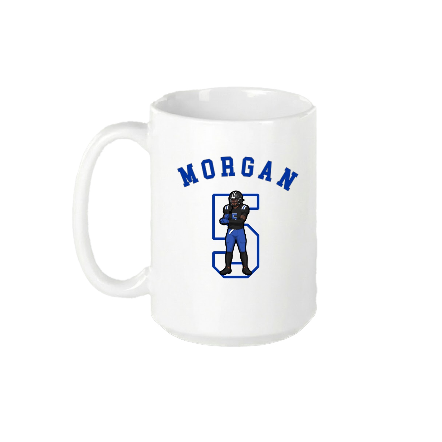 15oz Coffee Mug — Shirsey Arch in White