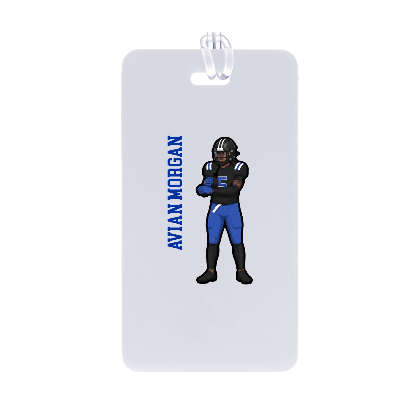 Bag Tag — Name Vertical in Classic