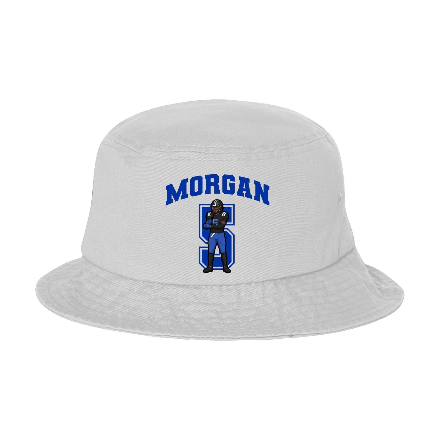 Bucket Cap — Number in White