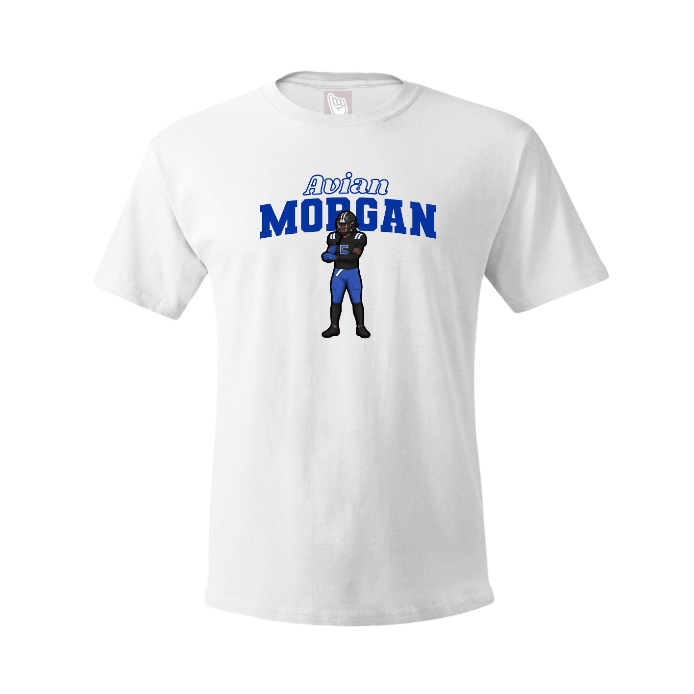 Tee — Name Arch in White