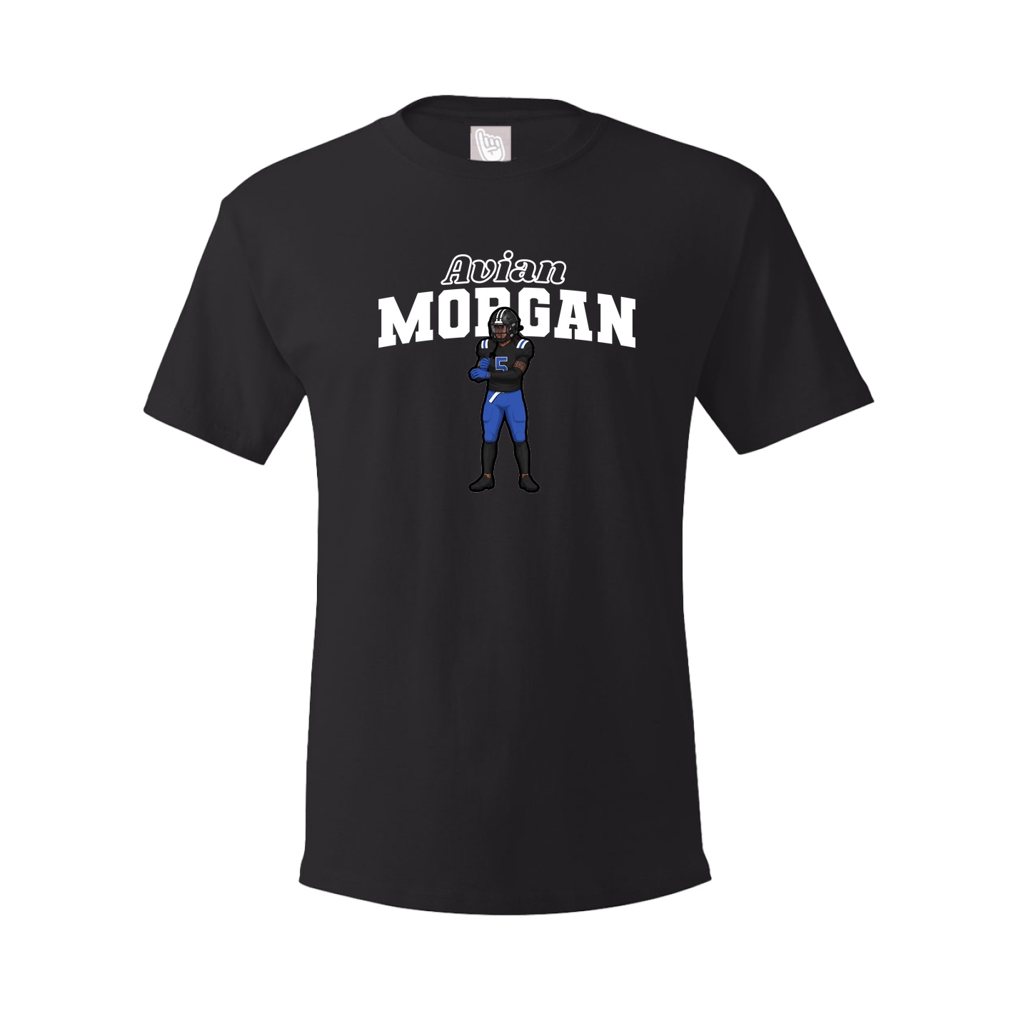 Youth Tee — Name Arch in Black