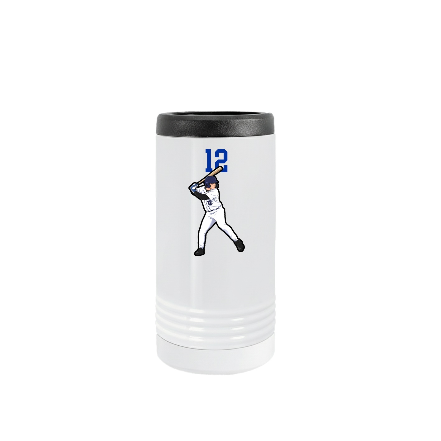 Slim Beverage Holder — Number Top in White