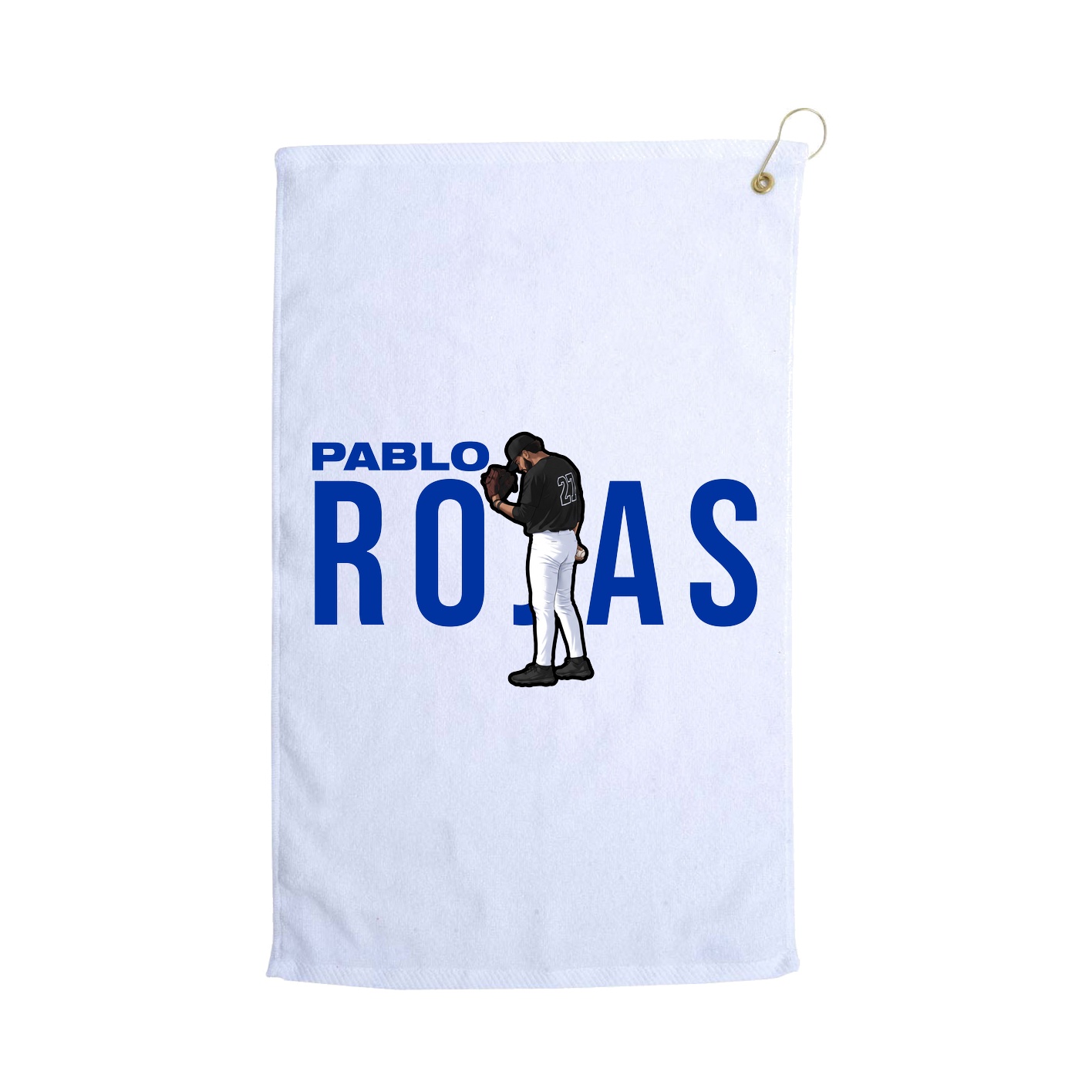 Golf Towel — Player Name in White
