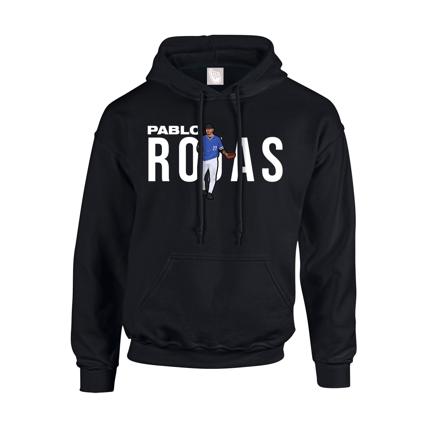 Youth Hoodie — Player Name in Black