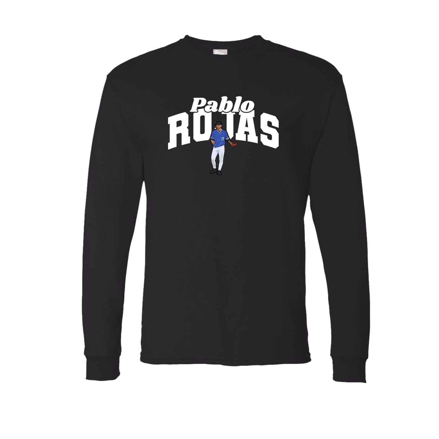 Long Sleeve Tee — Signature Arch in Black