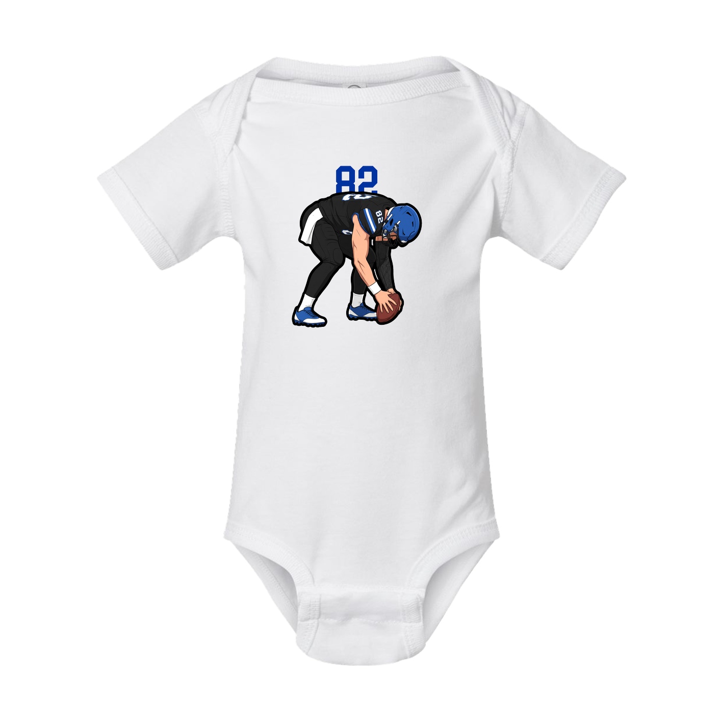 Baby Onesie — Number Top in White