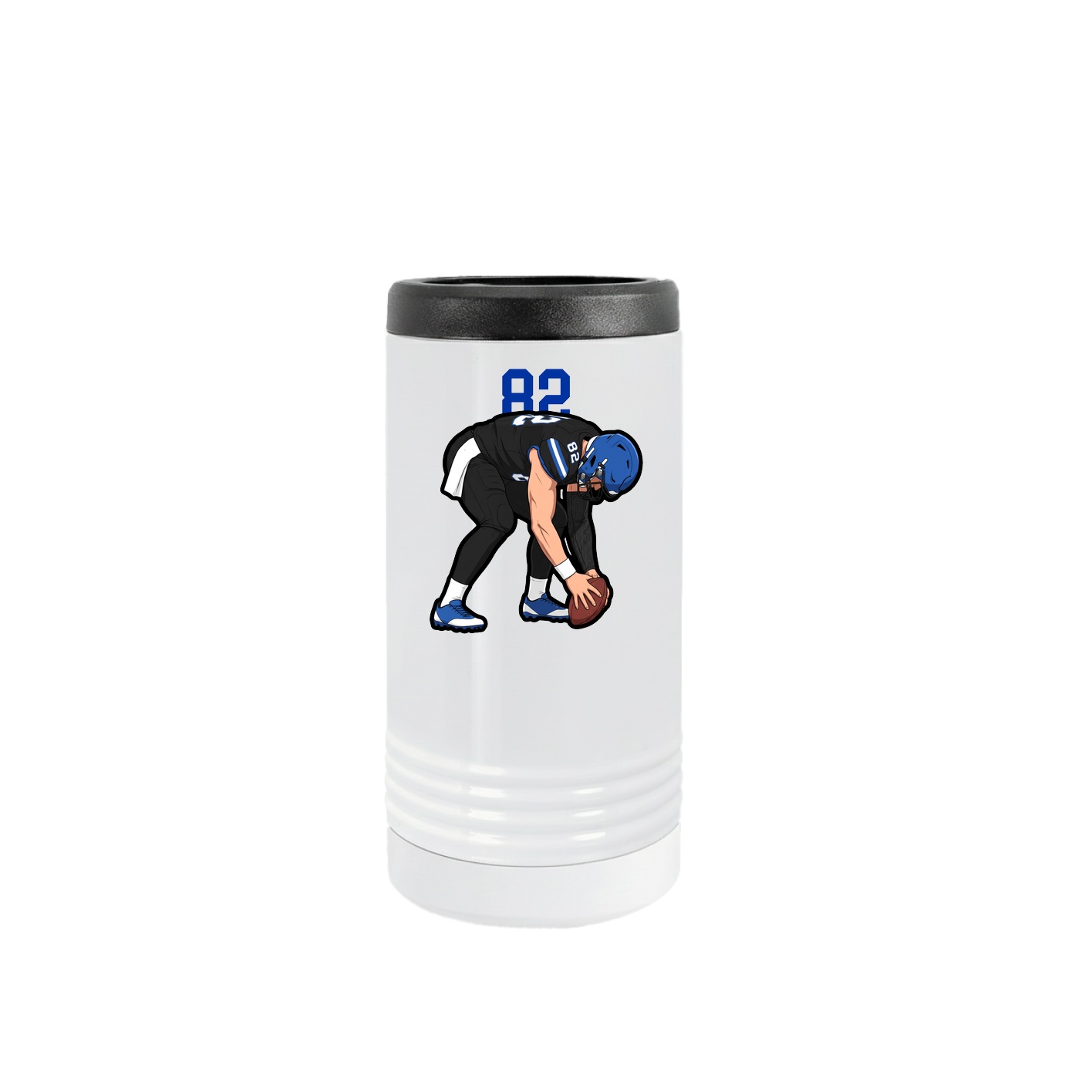 Slim Beverage Holder — Number Top in White