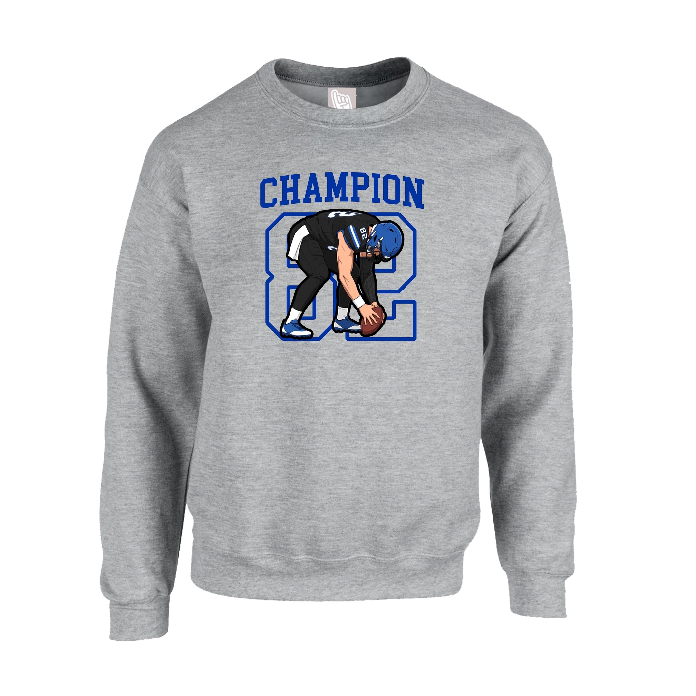 Fleece Crew — Shirsey in Grey