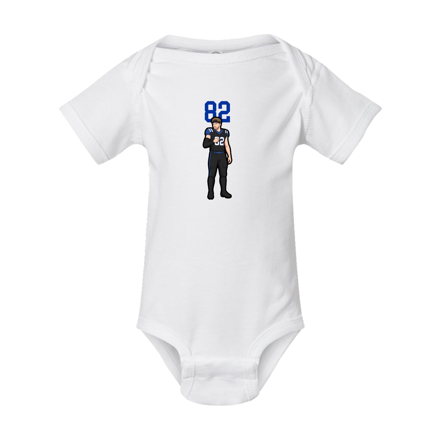 Baby Onesie — Number Top in White