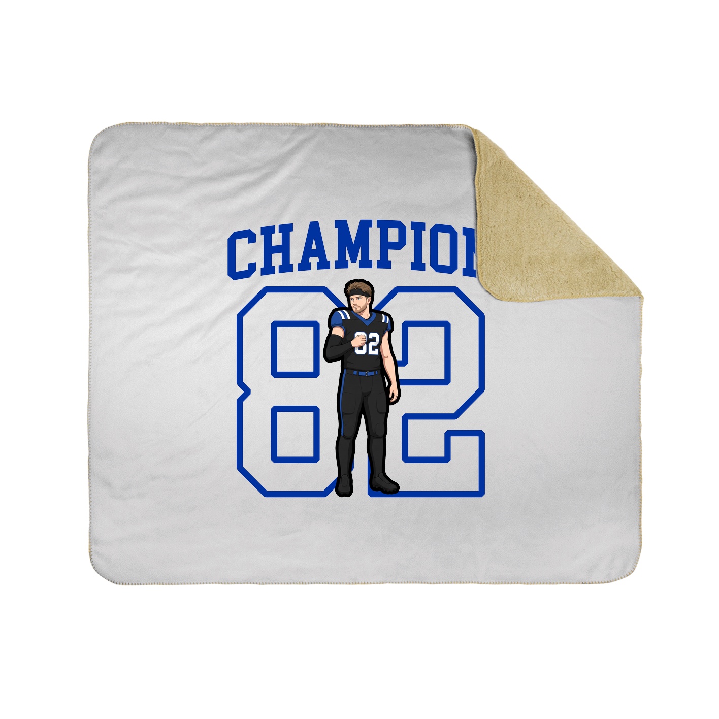 Throw Blanket — Shirsey in White