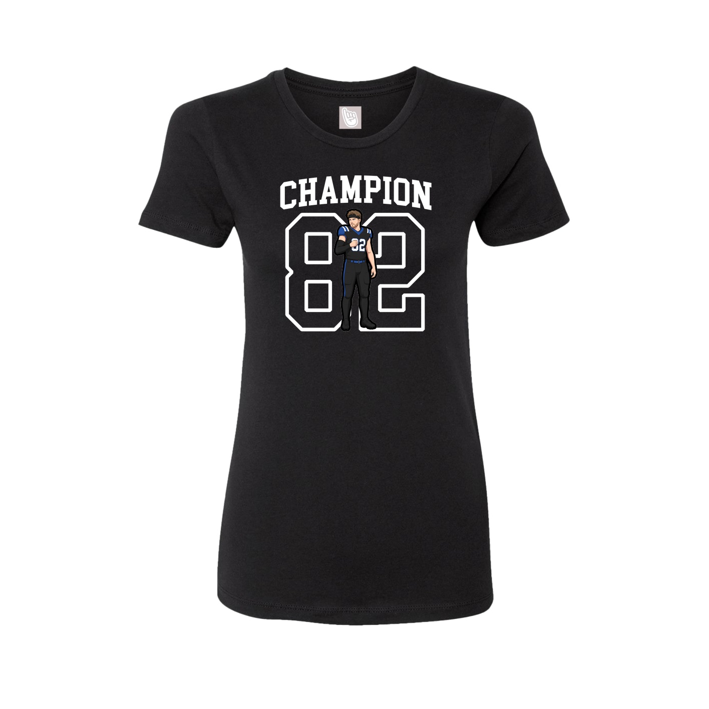 Fitted Women's Tee — Shirsey in Black
