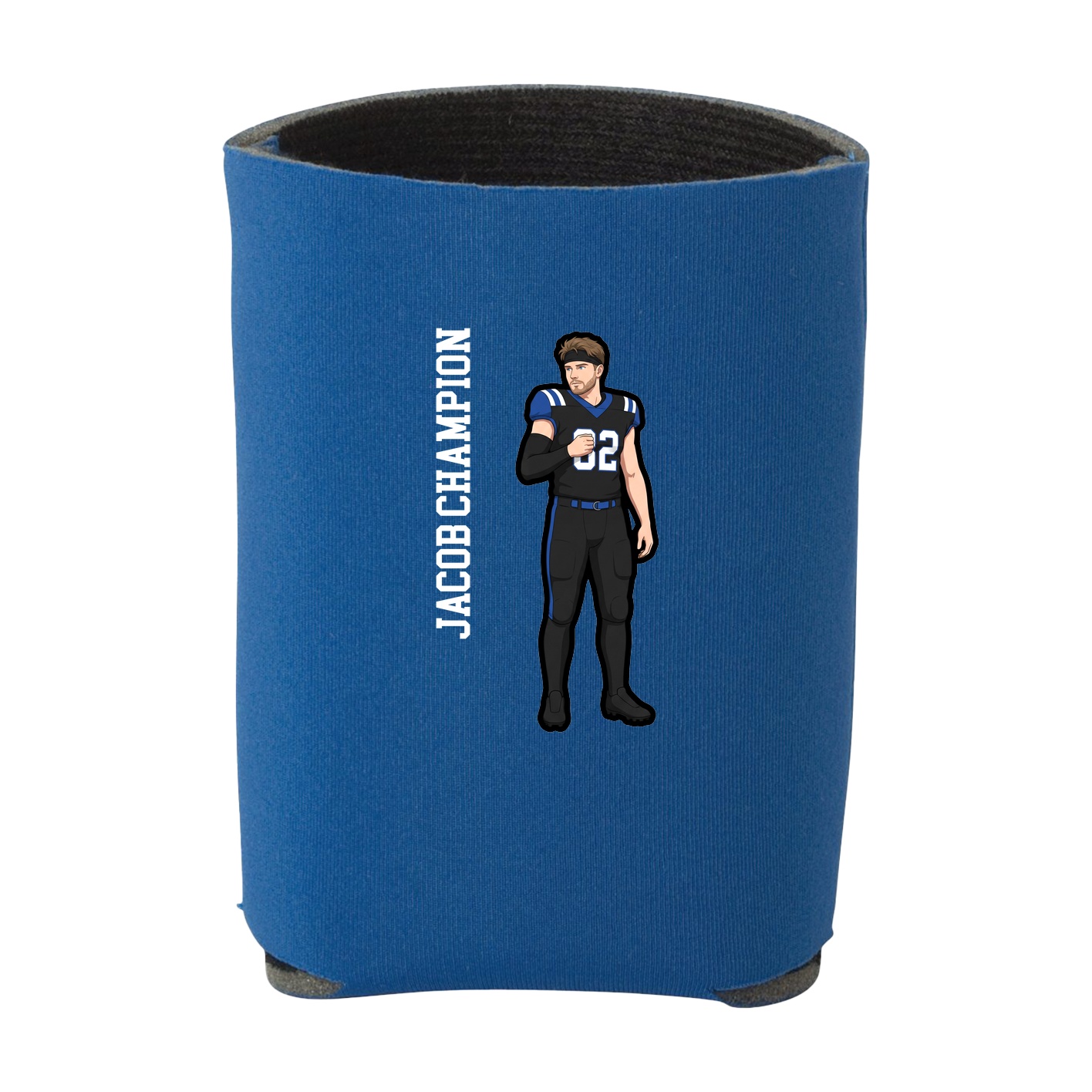Can Holder — Name Vertical in Royal