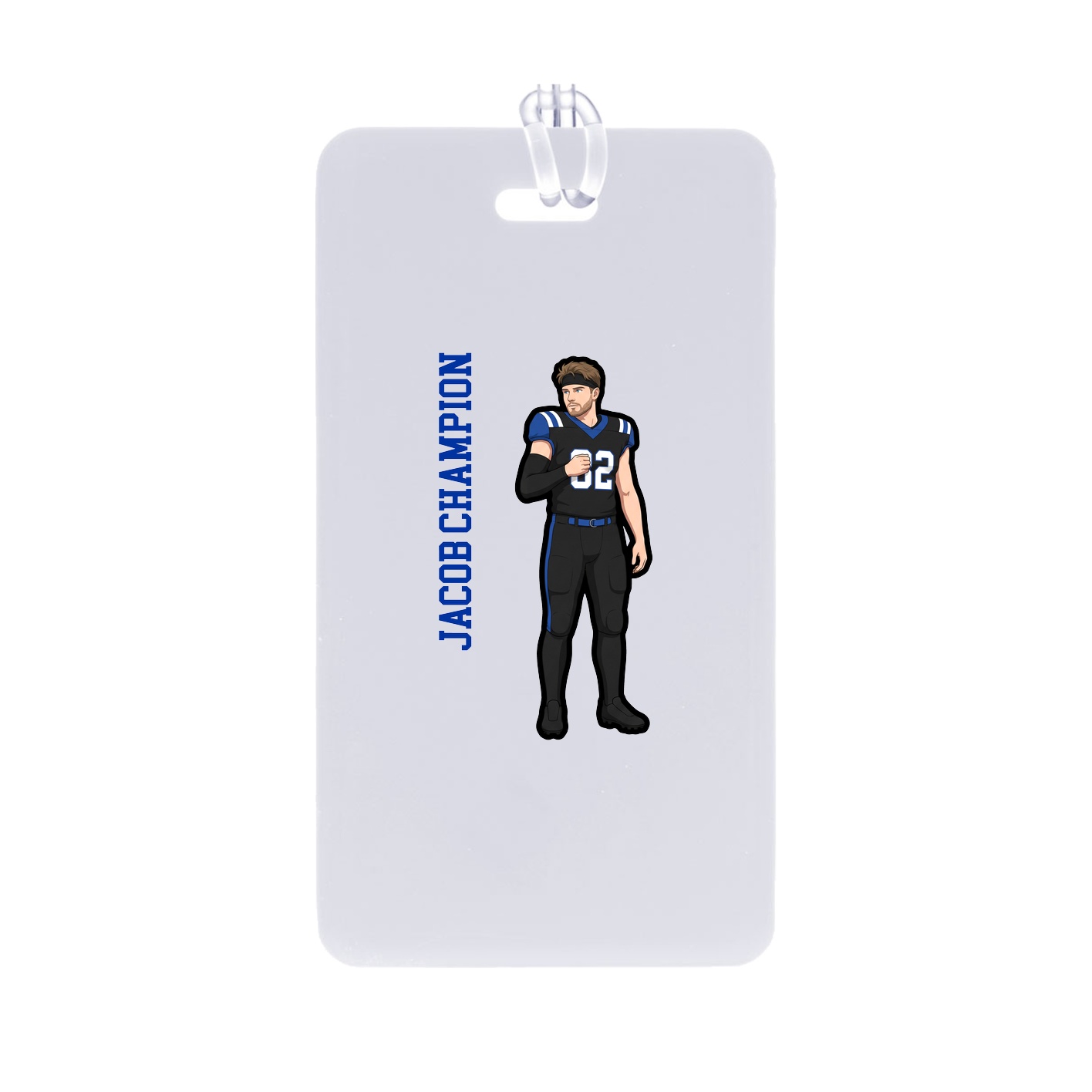 Bag Tag — Name Vertical in Classic