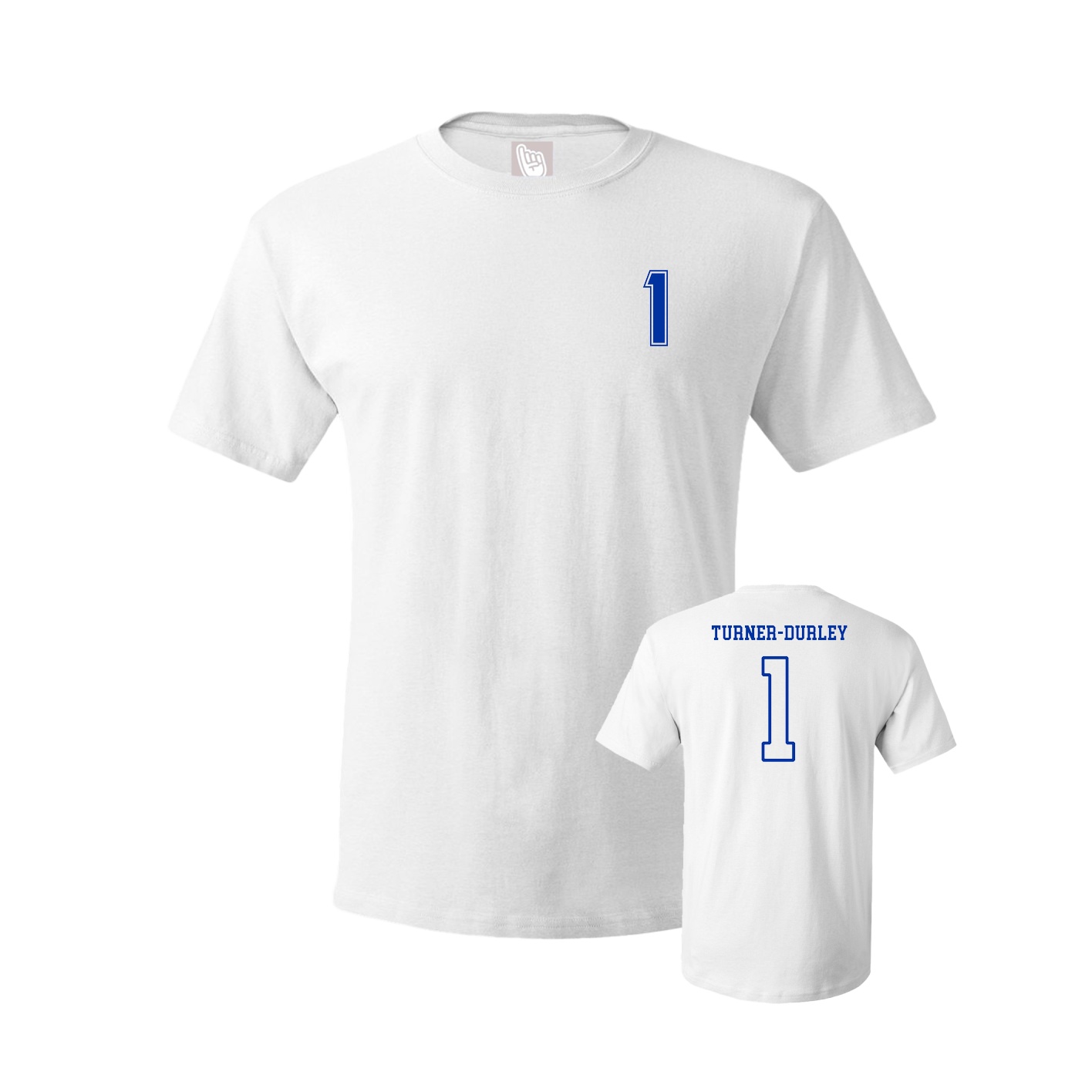 Youth Tee — Chest Back in White