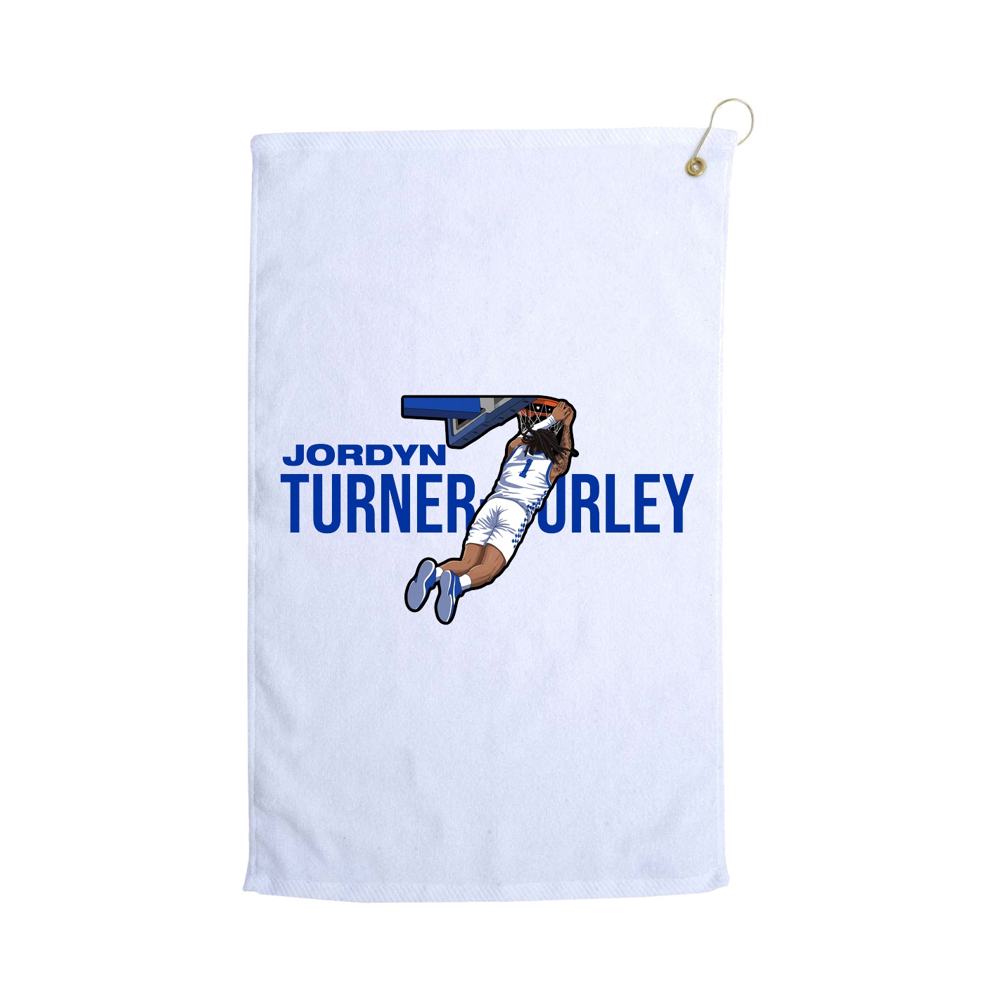 Golf Towel — Player Name in White