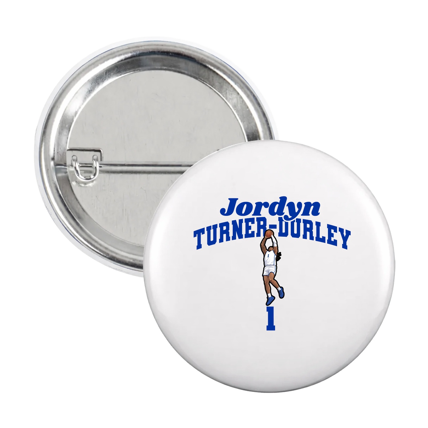 Game Day Button — Signature Arch in White