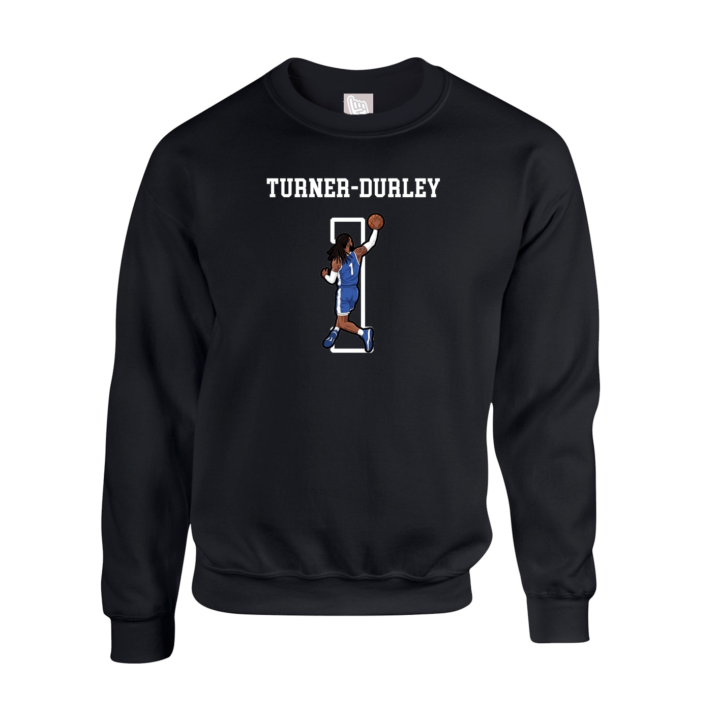 Fleece Crew — Shirsey in Black