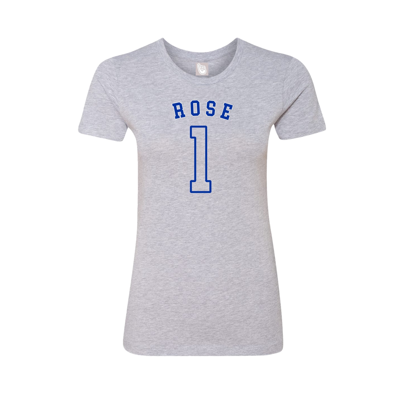 Fitted Women's Tee — Shirsey Arch in Grey