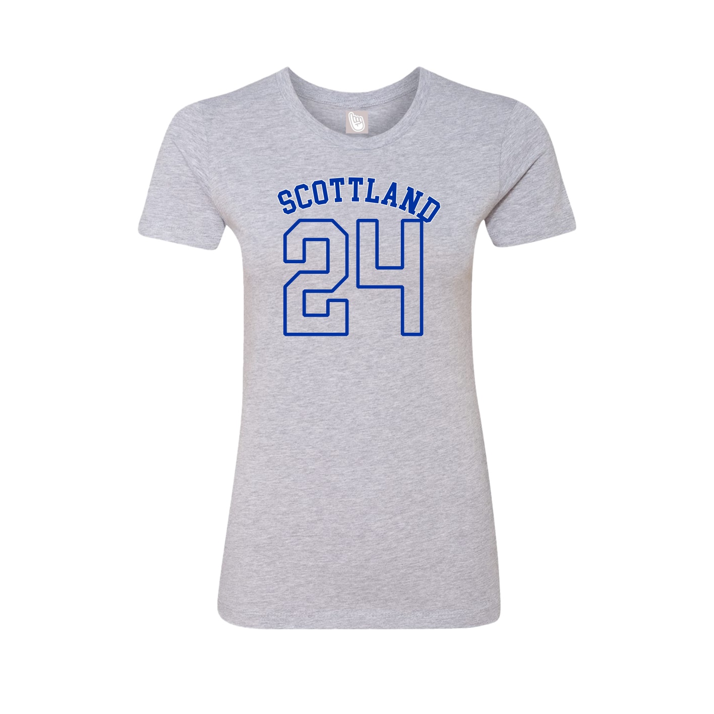 Fitted Women's Tee — Shirsey Arch in Grey