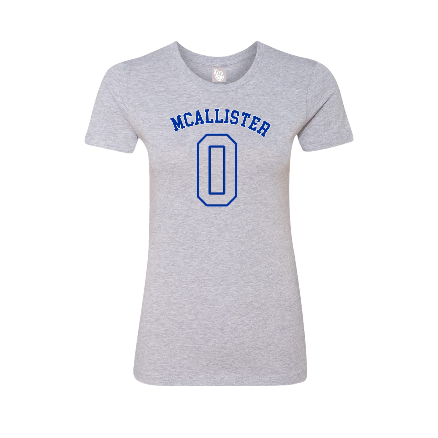 Fitted Women's Tee — Shirsey Arch in Grey