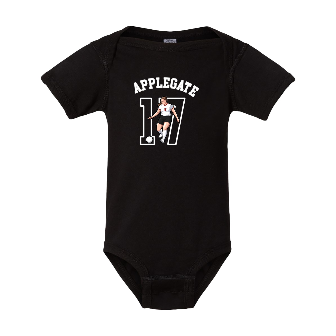 Baby Onesie — Shirsey Arch in Black