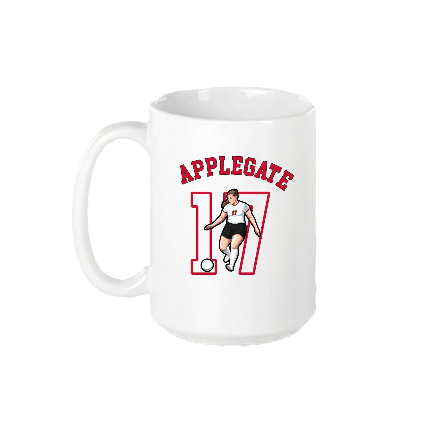 15oz Coffee Mug — Shirsey Arch in White