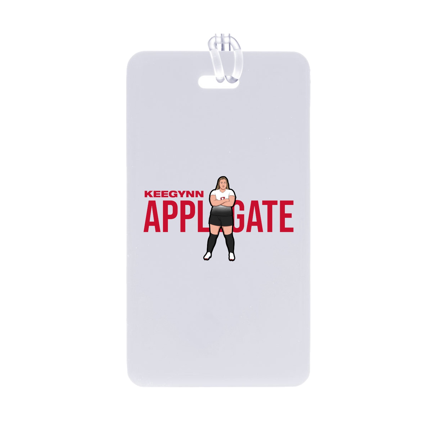 Bag Tag — Player Name in Classic