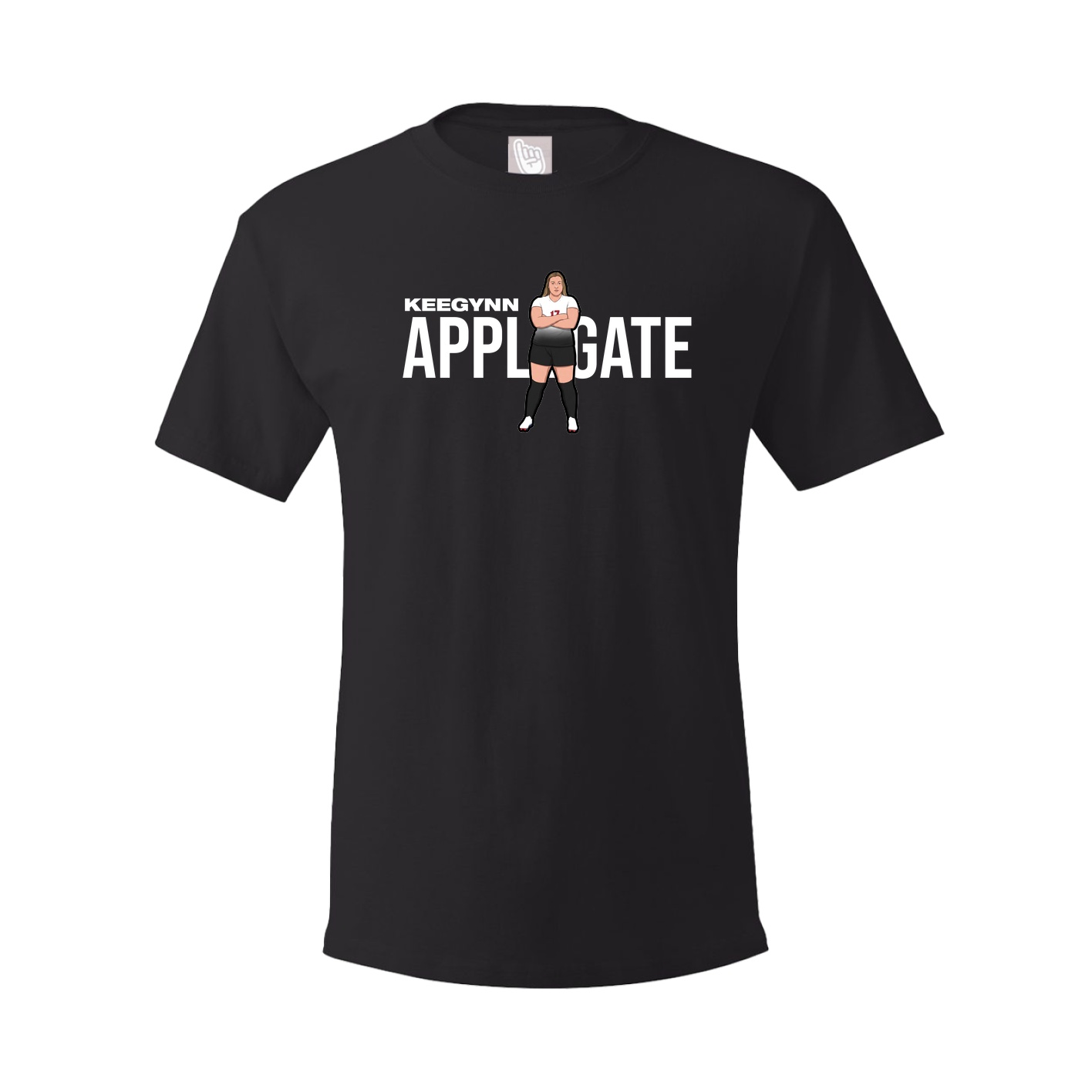 Tee — Player Name in Black