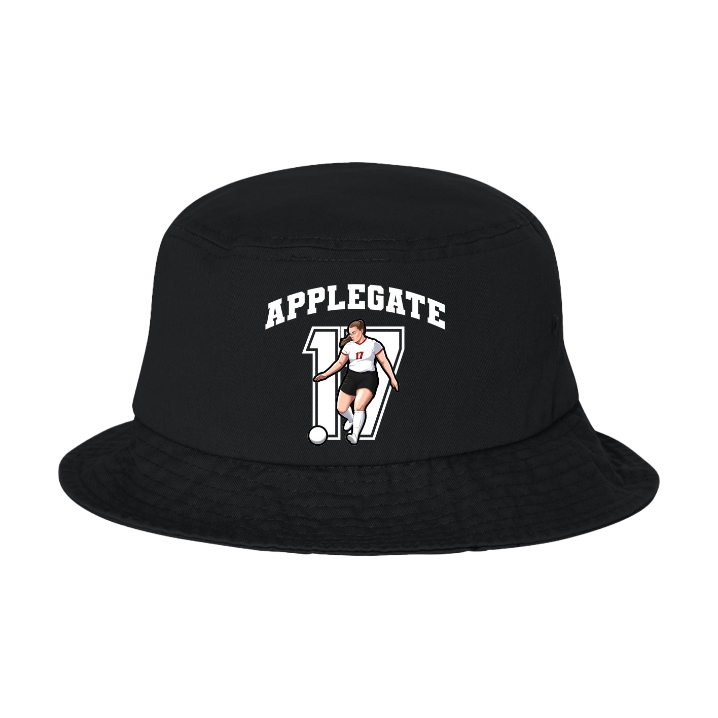 Bucket Cap — Number in Black