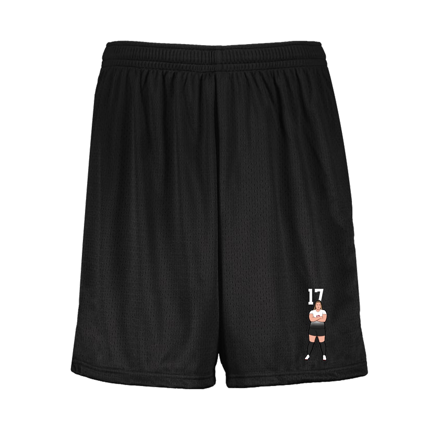 Shorts — Number Top in Black