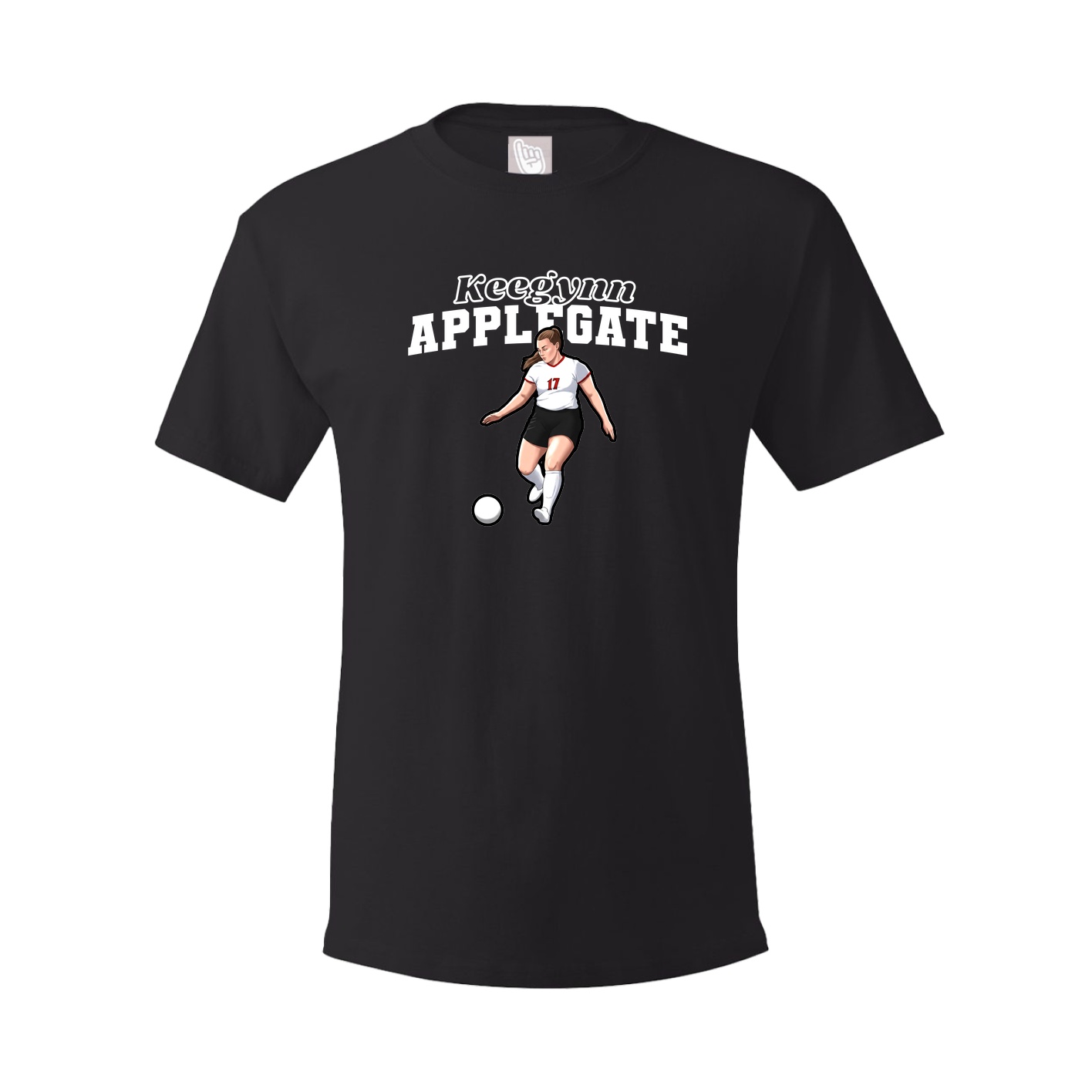 Youth Tee — Name Arch in Black