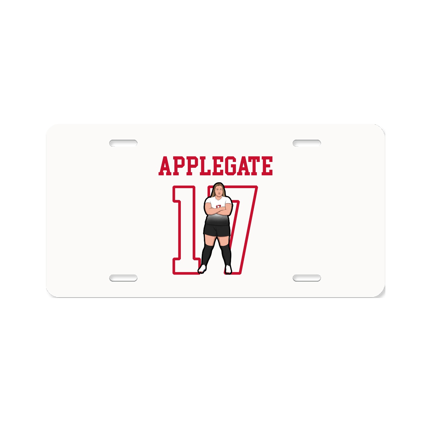 License Plate — Shirsey in Classic