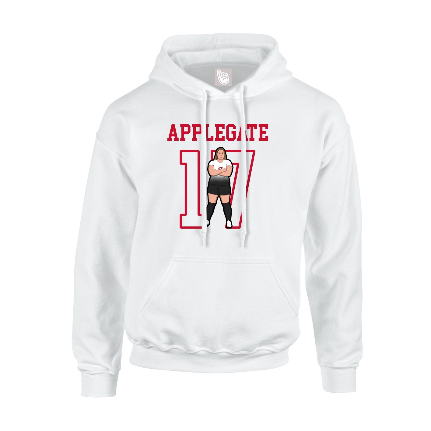 Youth Hoodie — Shirsey in White