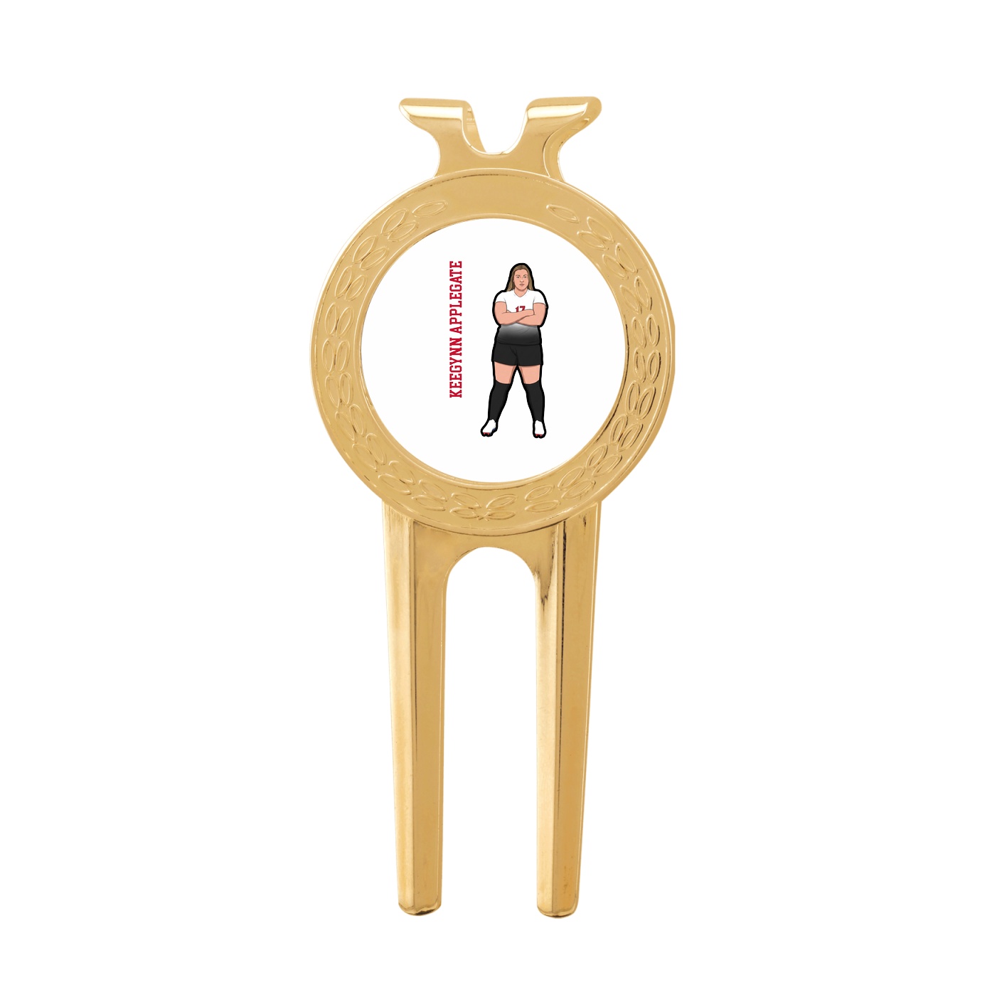 Divot Tool with Ball Marker — Name Vertical in Classic