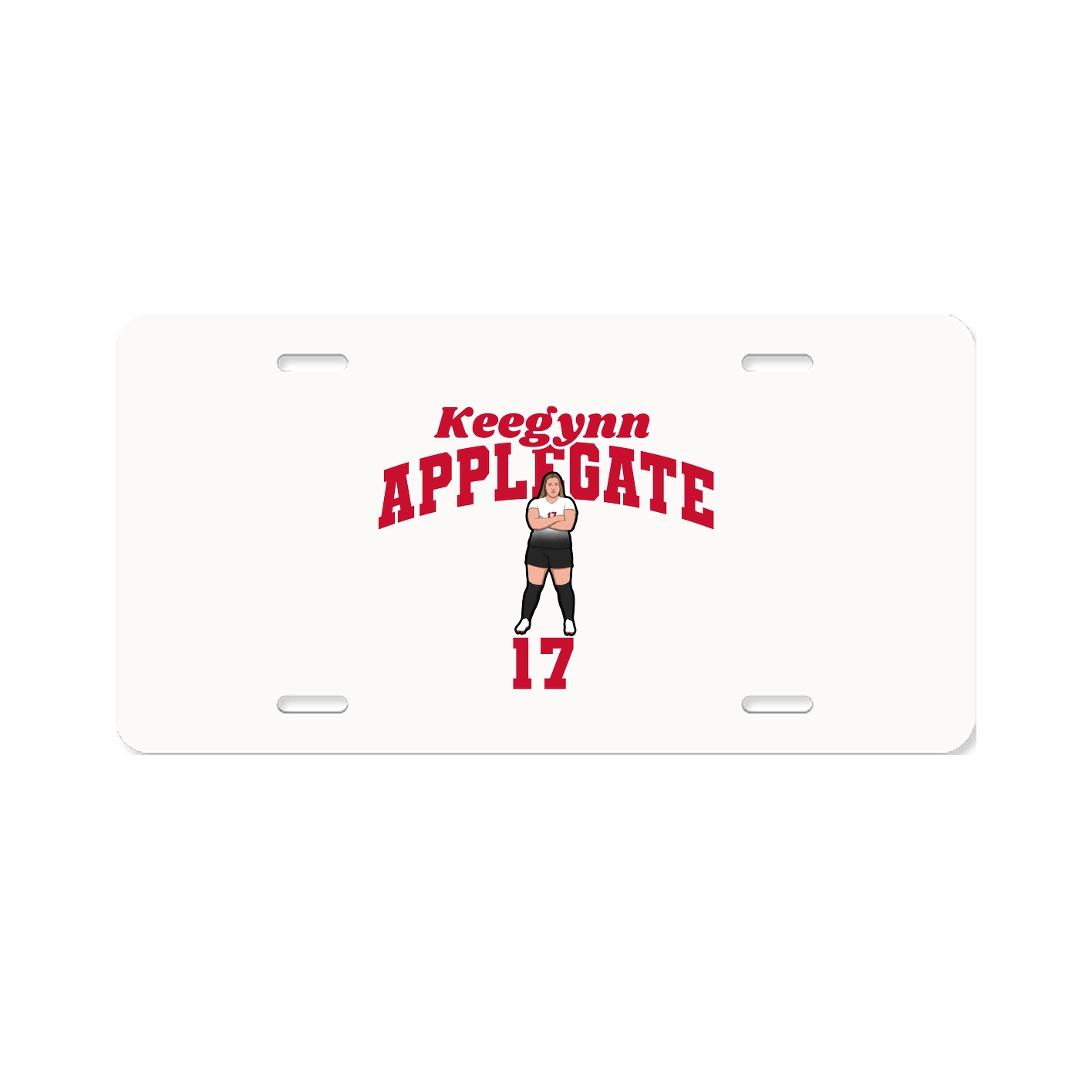 License Plate — Signature Arch in Classic