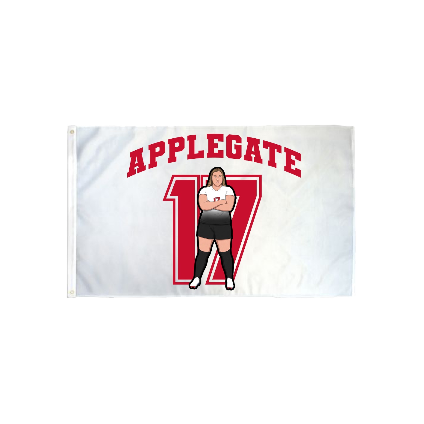3x5 Flag — Number in Classic