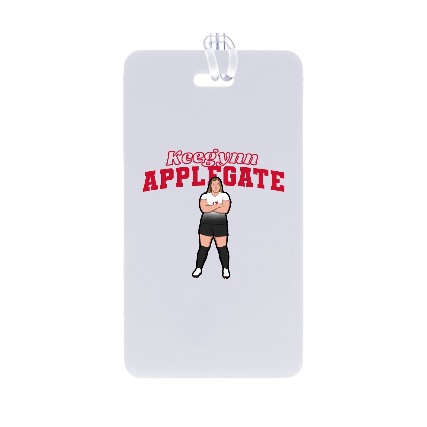 Bag Tag — Name Arch in Classic