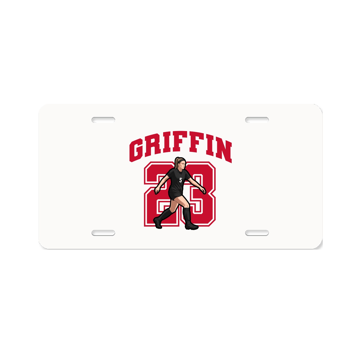 License Plate — Number in Classic