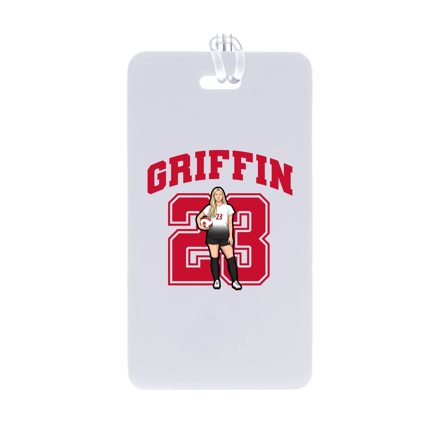 Bag Tag — Number in Classic