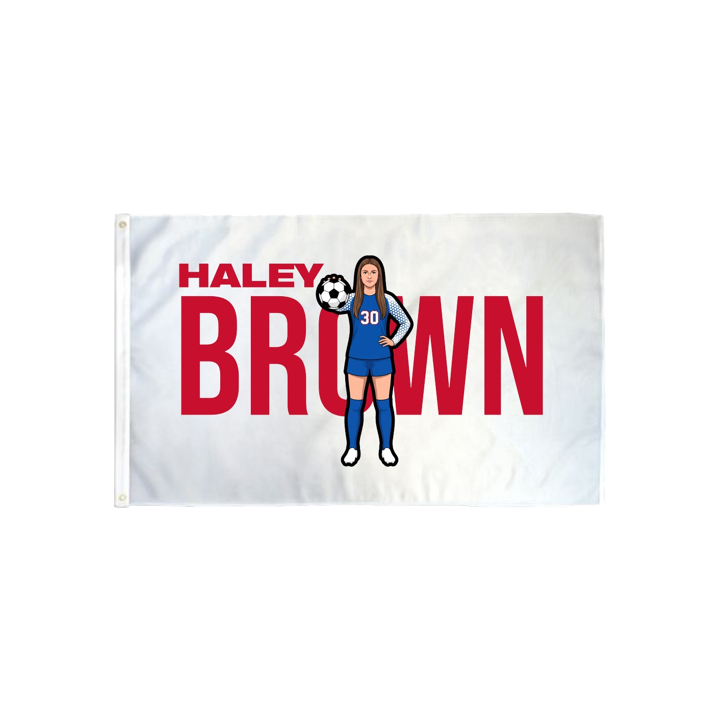 3x5 Flag — Player Name in Classic