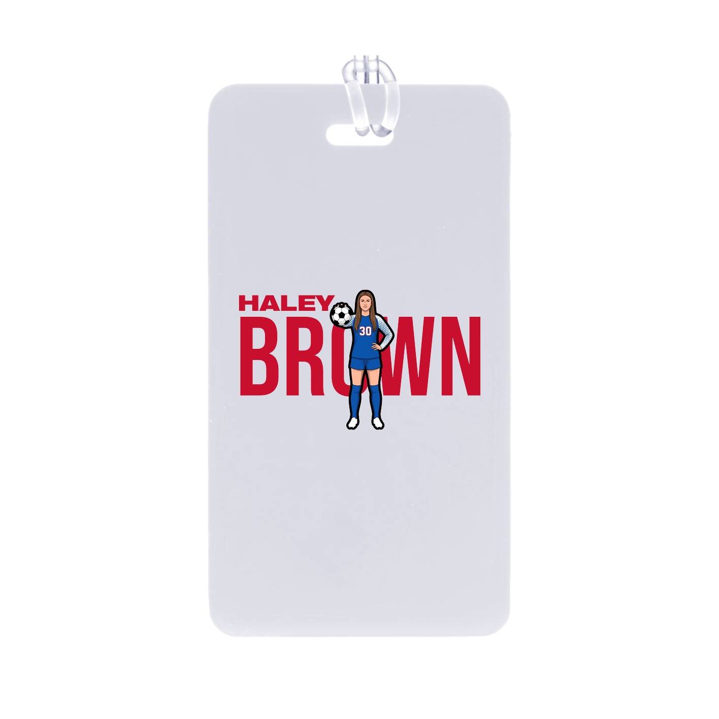 Bag Tag — Player Name in Classic