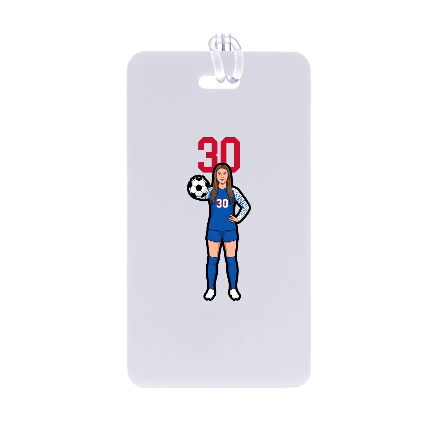 Bag Tag — Number Top in Classic