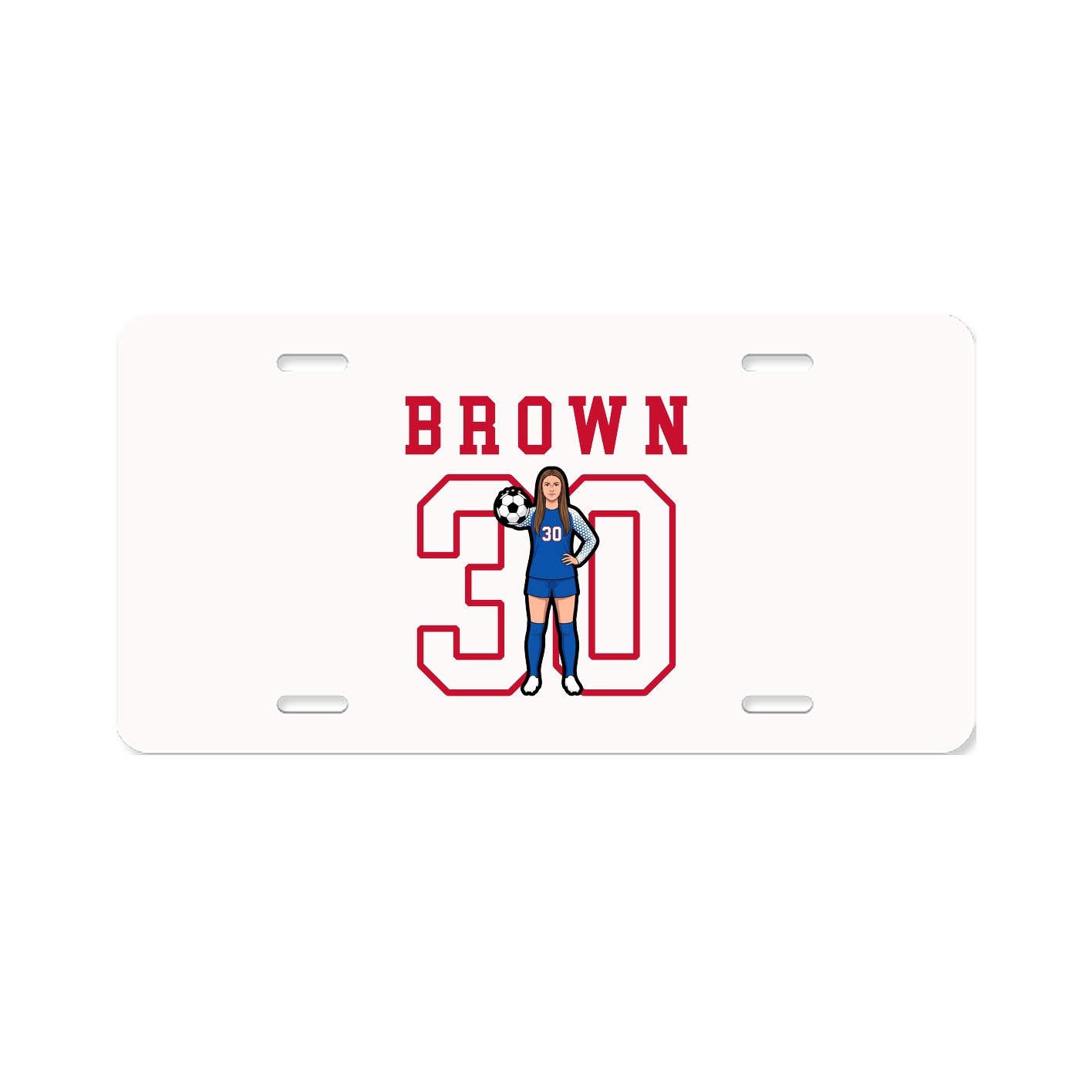 License Plate — Shirsey in Classic