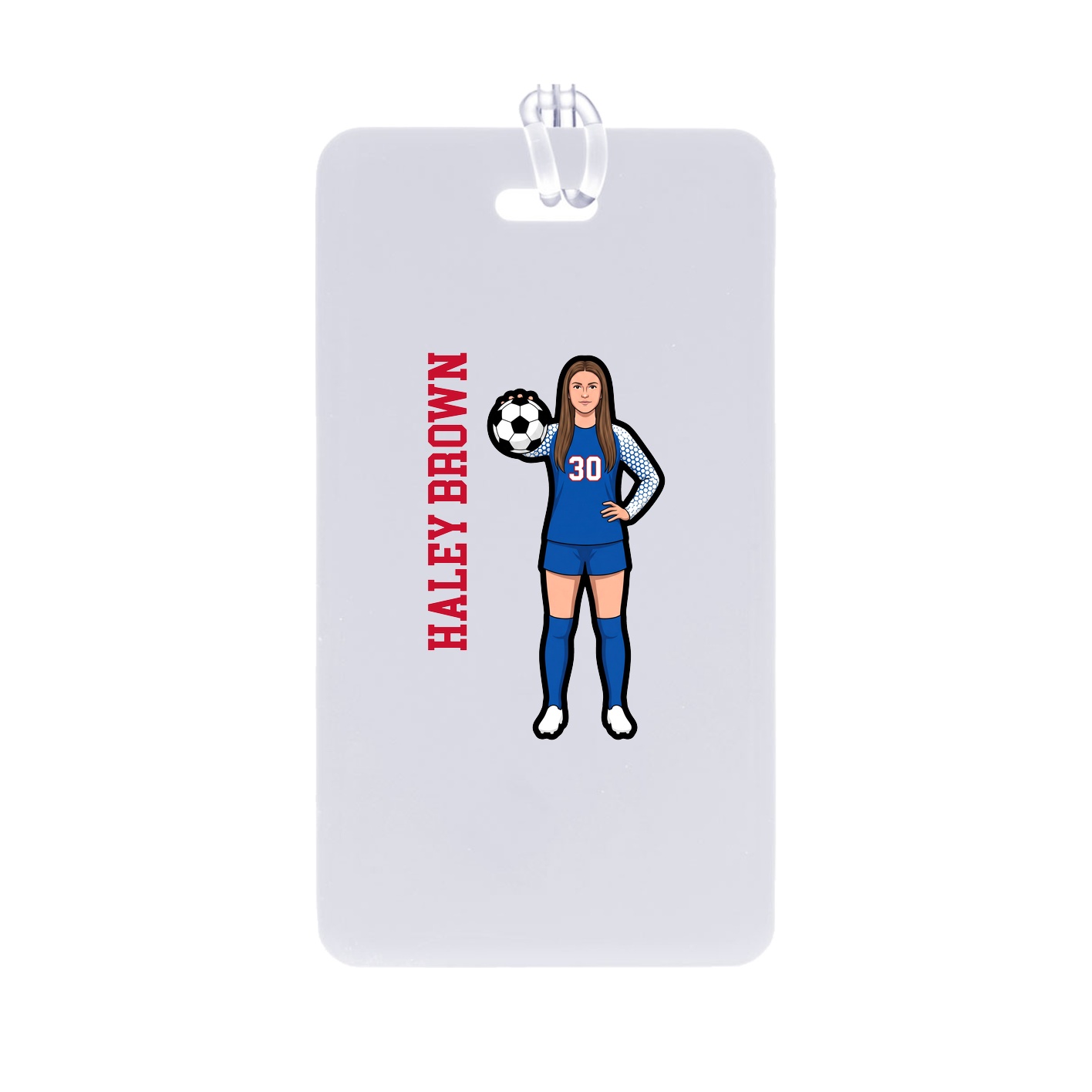 Bag Tag — Name Vertical in Classic