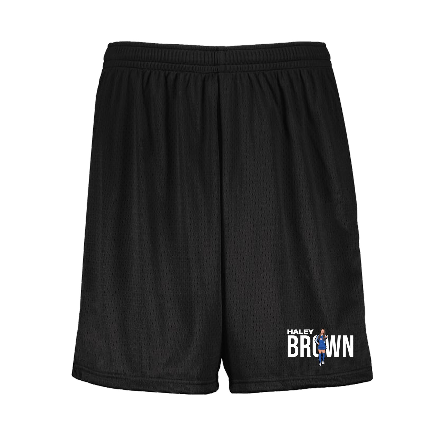 Shorts — Player Name in Black
