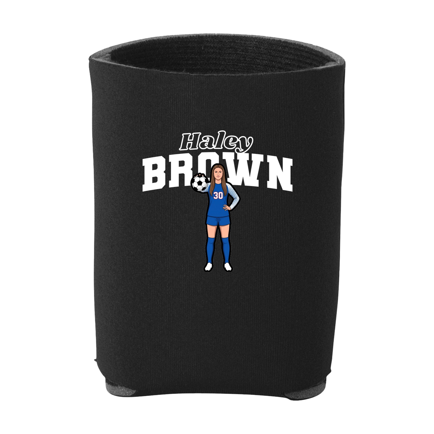 Can Holder — Name Arch in Black