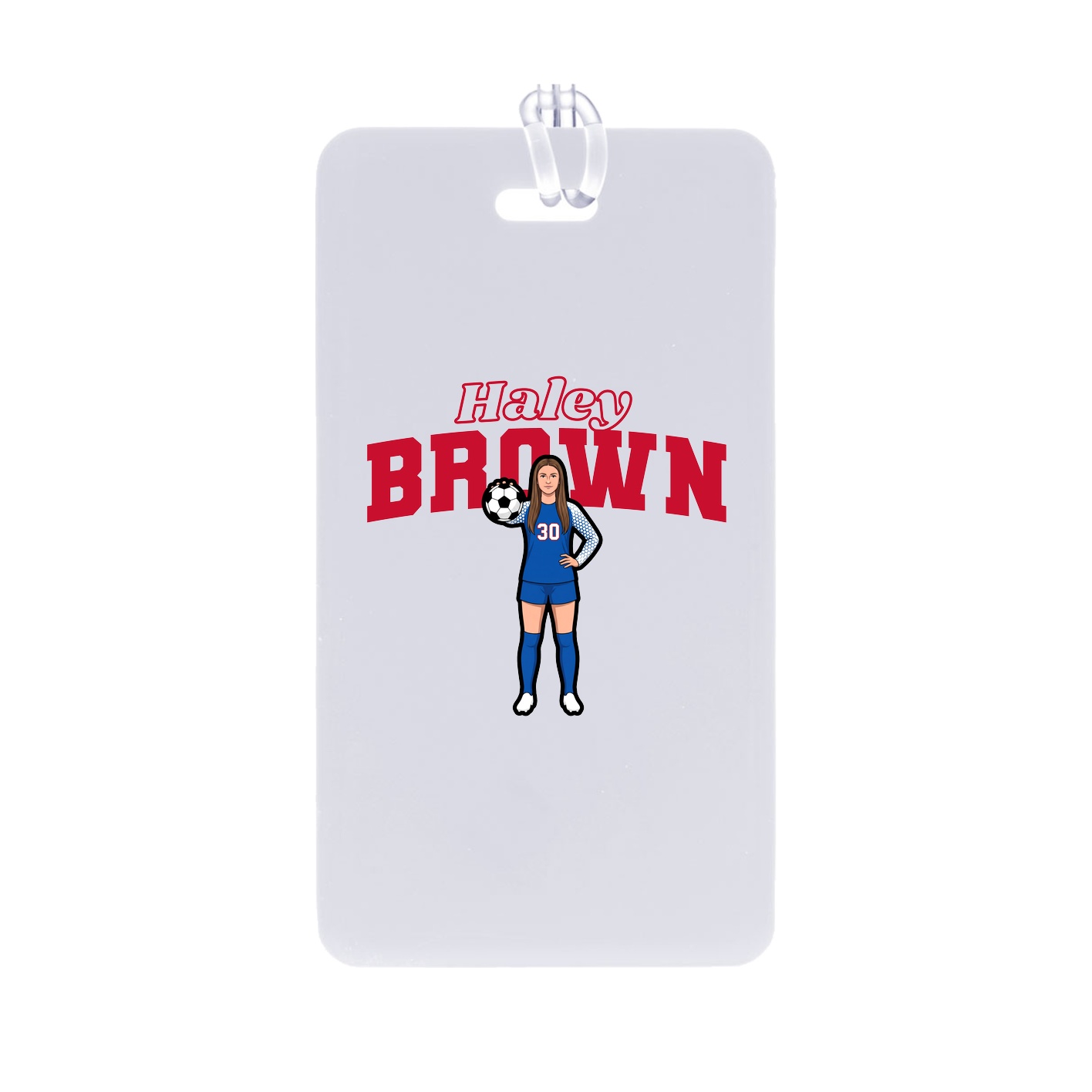 Bag Tag — Name Arch in Classic