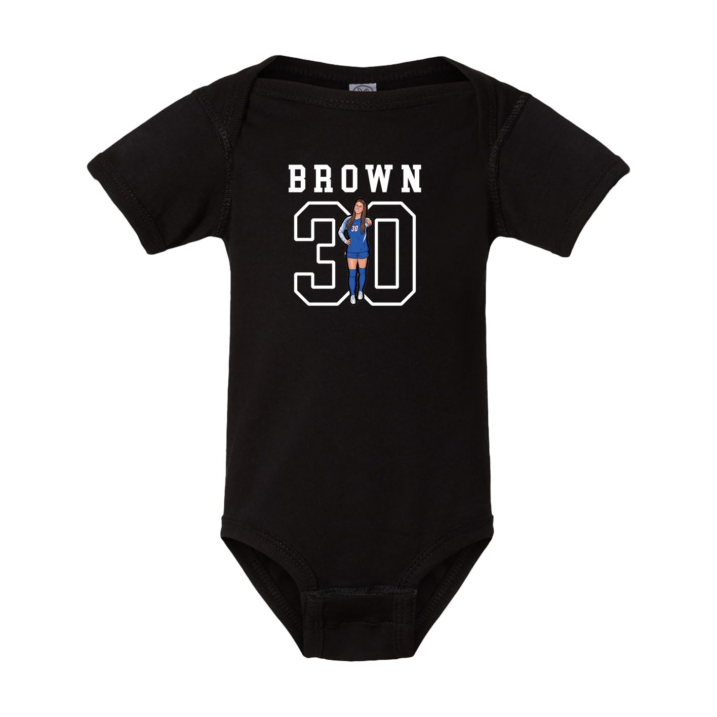 Baby Onesie — Shirsey in Black
